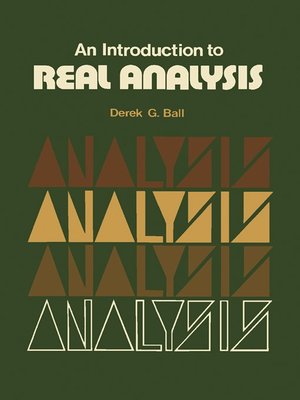 cover image of An Introduction to Real Analysis
